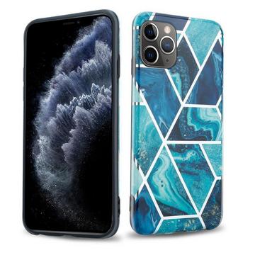 Housse compatible avec Apple iPhone 11 PRO - Coque de protection en silicone TPU avec motif mosaïque