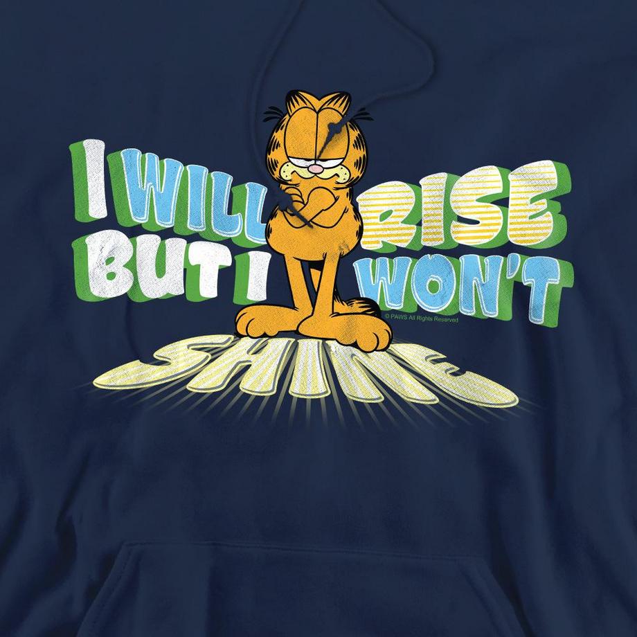 Garfield Sweat À Capuche Rise Not Shine  