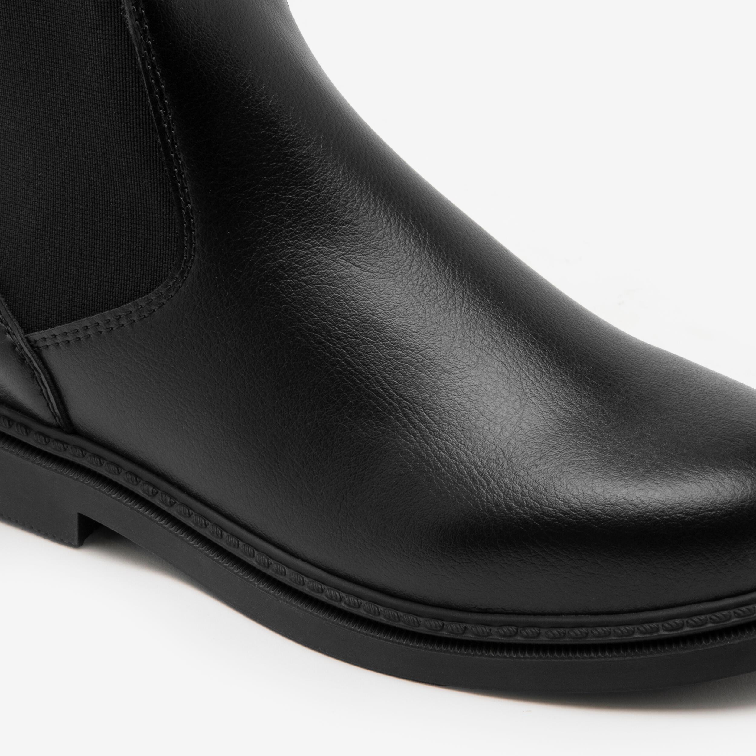 CAPERLAN  Bottines d'équitation 500 synthétiques enfant 