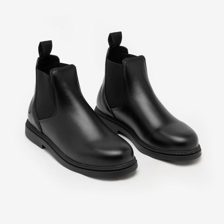 CAPERLAN  Bottines d'équitation 500 synthétiques enfant 
