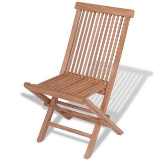 VidaXL Gartenstuhl teak  