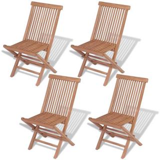 VidaXL Gartenstuhl teak  