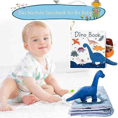 Activity-board  Livre bébé 3D jouets pour bébé de 0 3 6 12+ mois, jouets dinosaures 1 an 