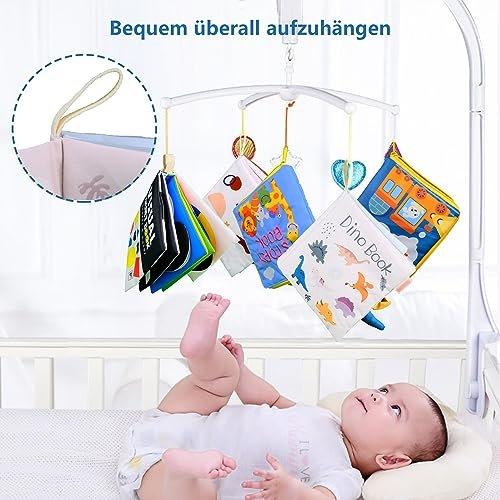 Activity-board  3D Babybuch Babyspielzeug von 0 3 6 12+ Monate, Dinosaurier Spielzeug 1 Jahr 