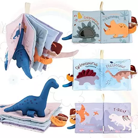 Activity-board Livre bébé 3D jouets pour bébé de 0 3 6 12+ mois, jouets  dinosaures 1 an