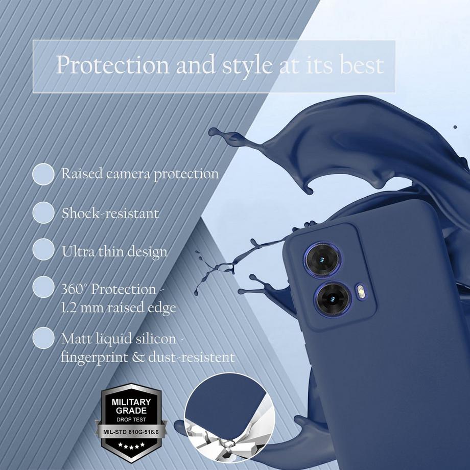 Cadorabo  Motorola Moto G85 Hülle im Liquid Case Design 