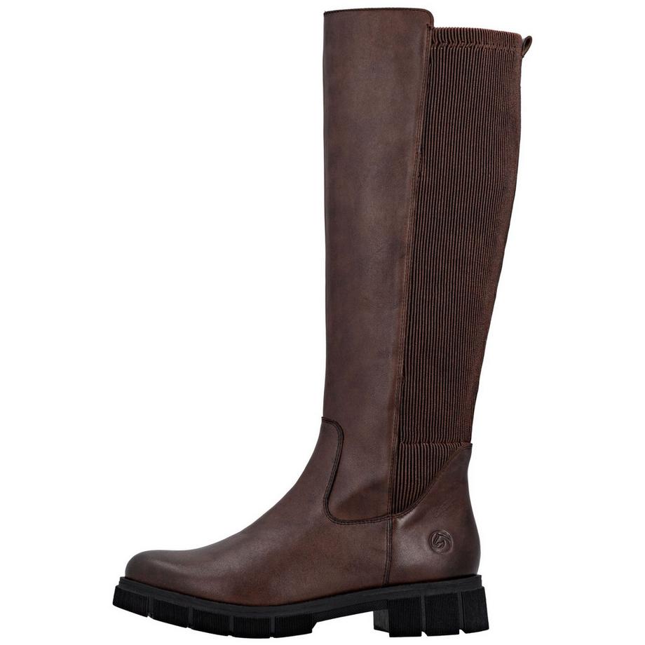 Remonte Hohe Stiefel mit Blockabsatz und Innenseitenreissverschluss  