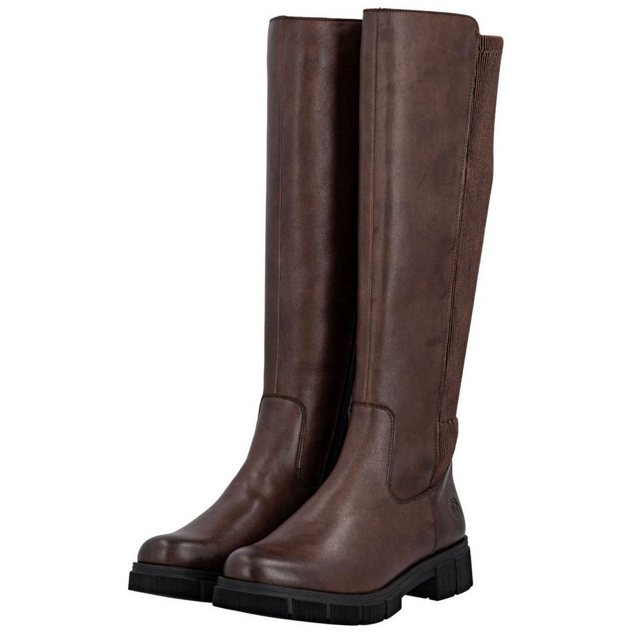 Remonte Hohe Stiefel mit Blockabsatz und Innenseitenreissverschluss  