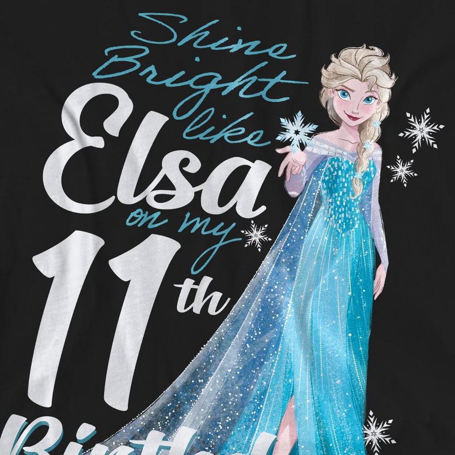 FROZEN Bright Like Elsa 11. Geburtstag T-Shirt  