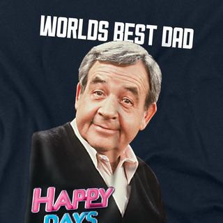 Happy Days Happy Days Worlds Best Dad T-Shirt Manches Longues  