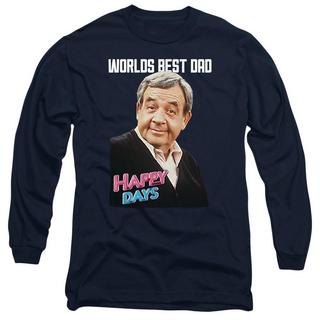 Happy Days Happy Days Worlds Best Dad T-Shirt Manches Longues  