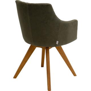 KARE Design Drehstuhl Coco Wood green  