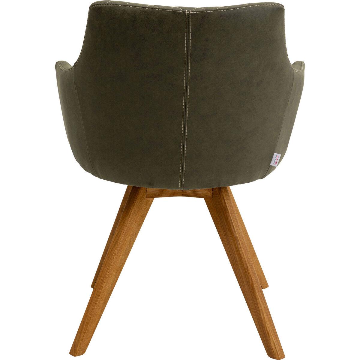 KARE Design Drehstuhl Coco Wood green  