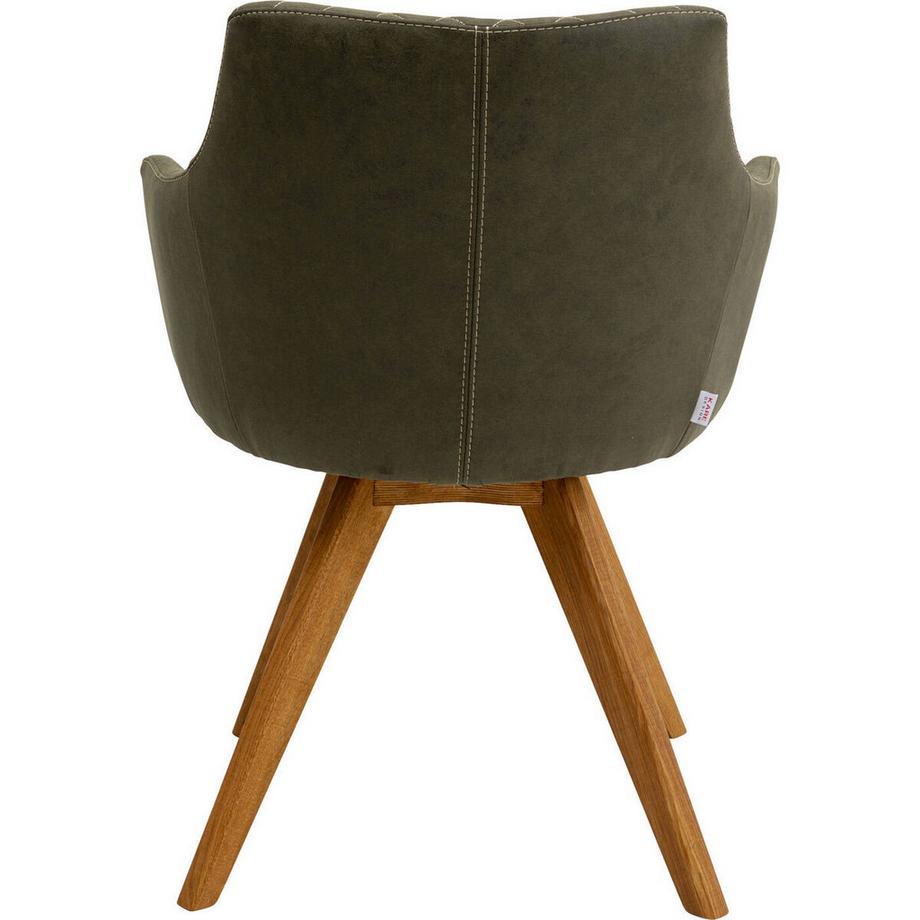 KARE Design Drehstuhl Coco Wood green  