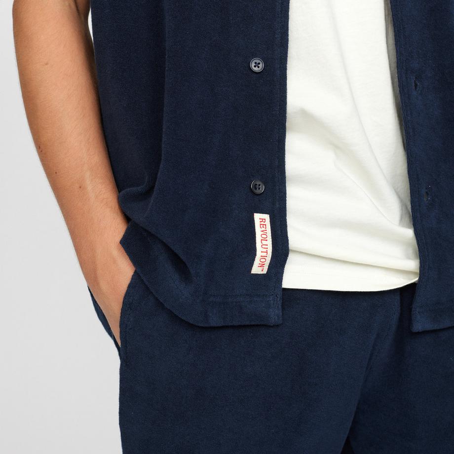 Revolution Terry Cuban Kurzarmhemd  