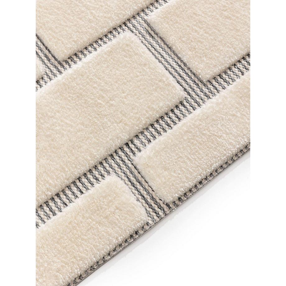 Benuta Teppich Elvy Cream/Grau  