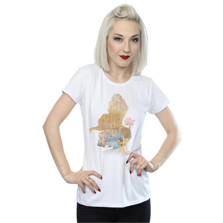 Disney PRINCESS Beauty and the Beast Be Strong Be Kind Be Fearless T-Shirt  