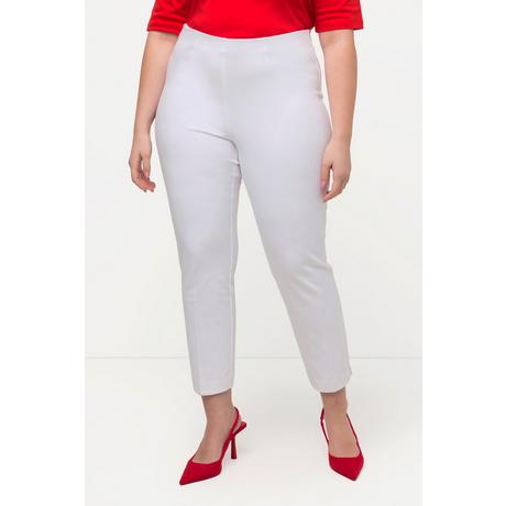 Ulla Popken Pantaloni 7/8 Gamba Slim Vita Elastica  