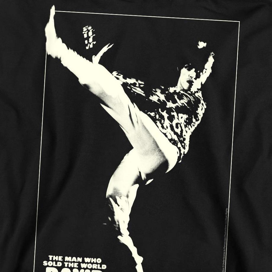 David Bowie The Man Cover Grafik Print Sweatshirt  