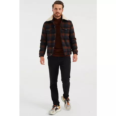 WE Fashion Heren Slim Fit Chino  