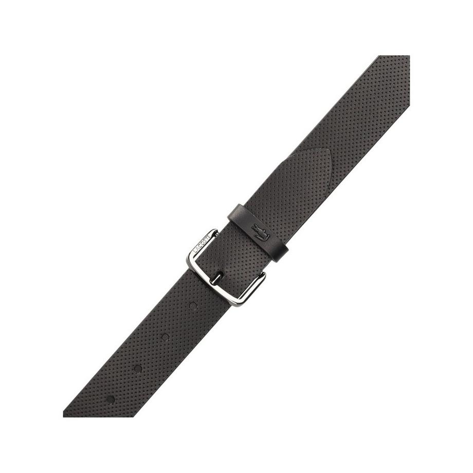LACOSTE RC4084 Ceinture en Cuir Perforée  