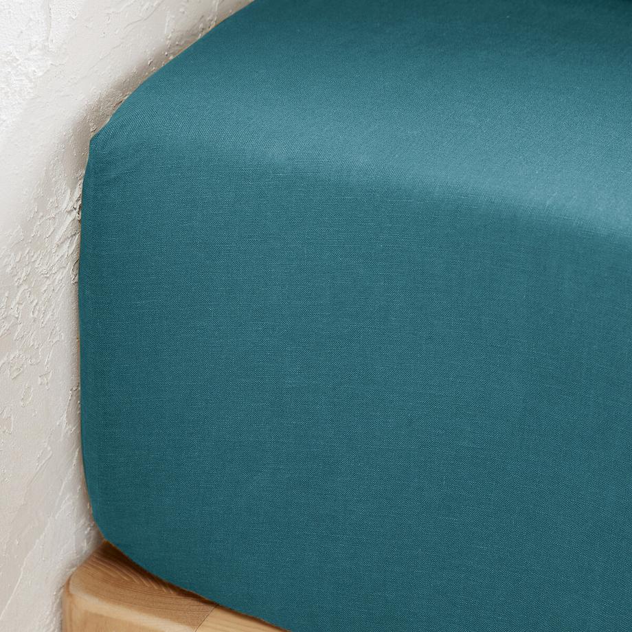 La Redoute Intérieurs Linot Fixleintuch aus vorgewaschenem Leinen  