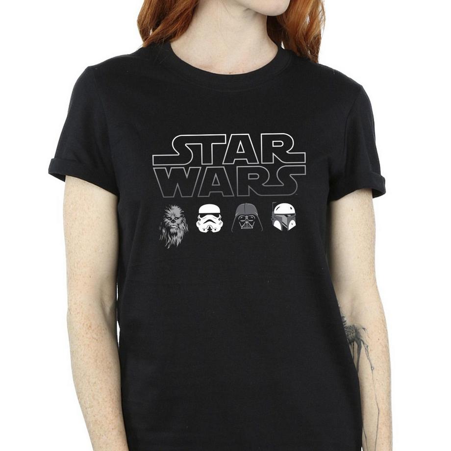 STAR WARS Star Wars Characters T-Shirt Imprimé  