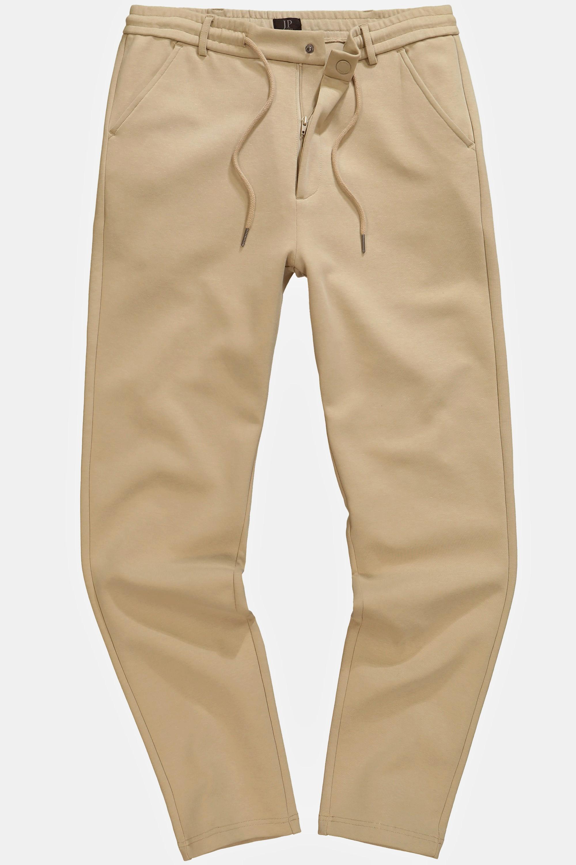 JP1880  Pantaloni chino in jersey da ufficio dalla collezione di capi coordinati NEW YORK con FLEXNAMIC® e cintura intera, fino alla tg. 8XL 