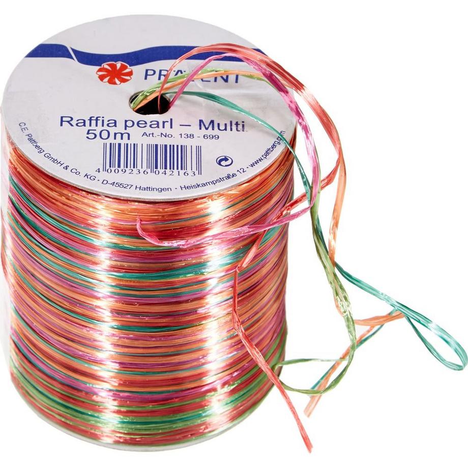 Pattberg Ruban Frisé Raffia Perle  