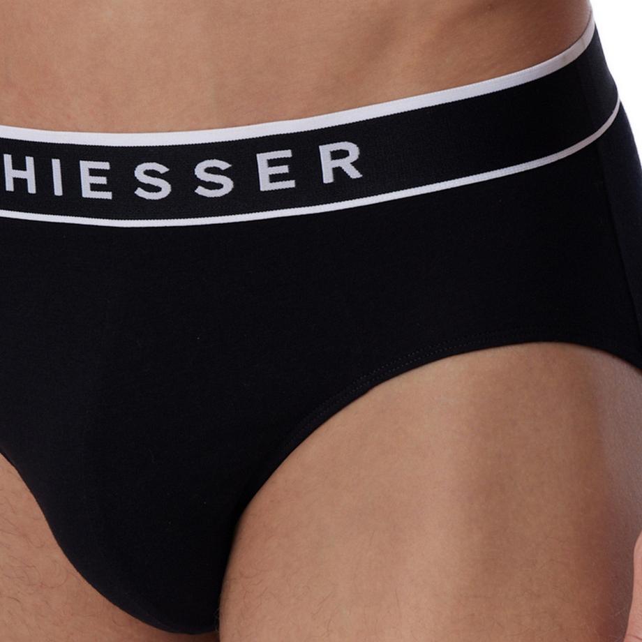 Schiesser Lot de 6 Slips Rio 95/5 Coton Biologique  