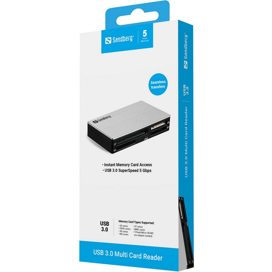 Sandberg  Sandberg USB 3.0 Multi Card Reader 