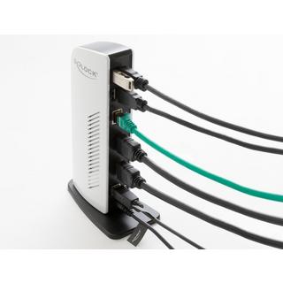 DeLock  87771 Notebook-Dockingstation & Portreplikator Kabelgebunden Schwarz, Weiß 