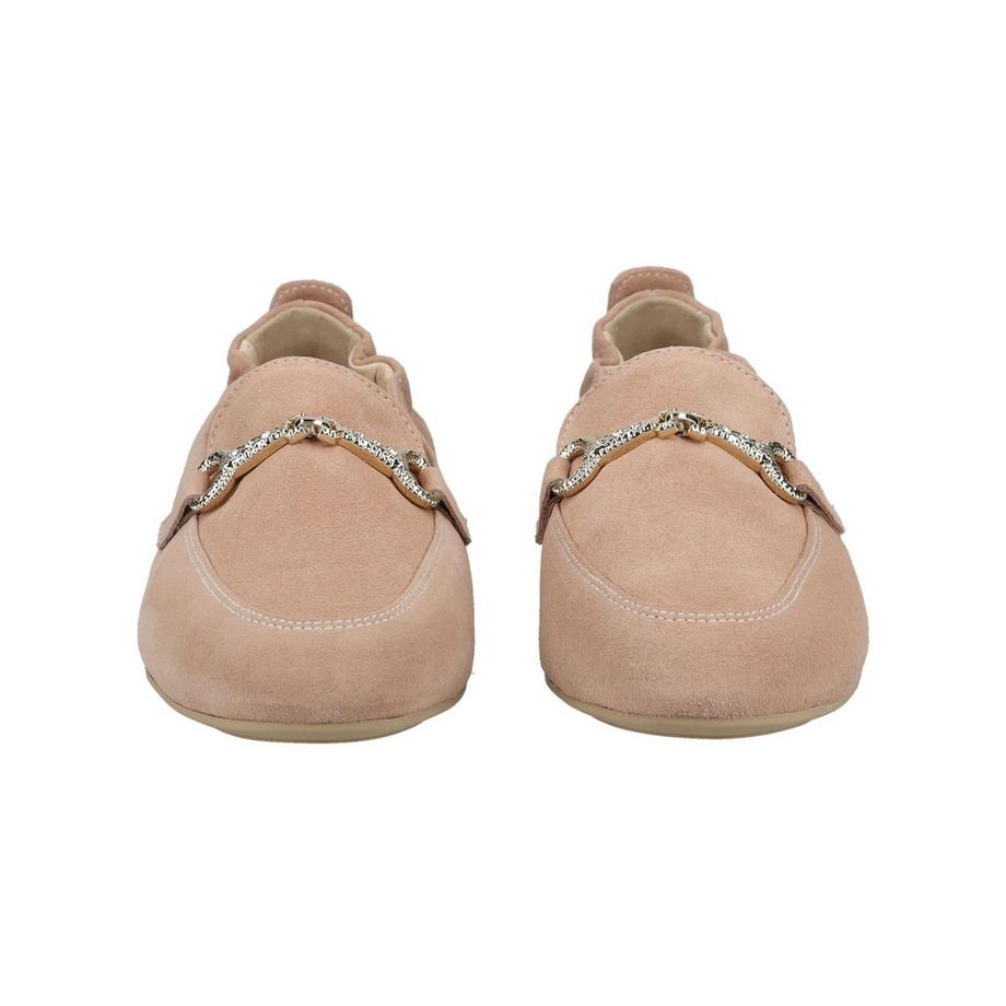 Nero Giardini Babouche en cuir velours avec détail métallique  