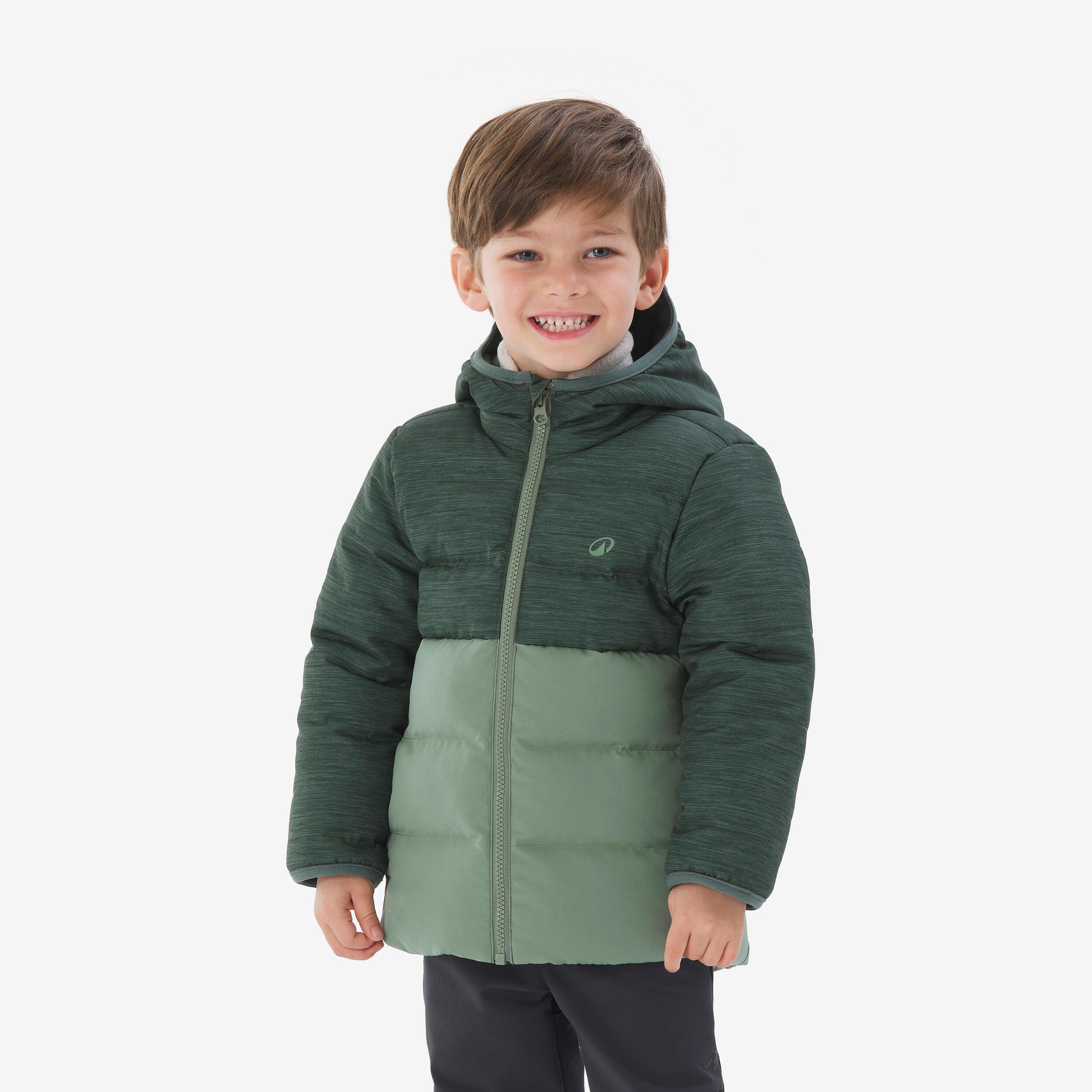 QUECHUA Wattierte Jacke Kinder warm Bergwandern  