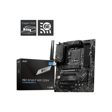 MSI  PRO B760-P WIFI DDR4 scheda madre LGA 1700 ATX 
