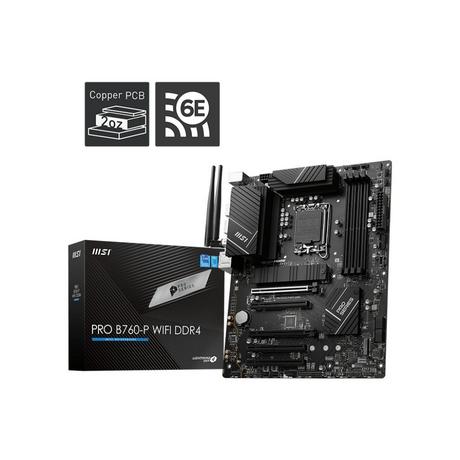 MSI  PRO B760-P WIFI DDR4 Motherboard LGA 1700 ATX 