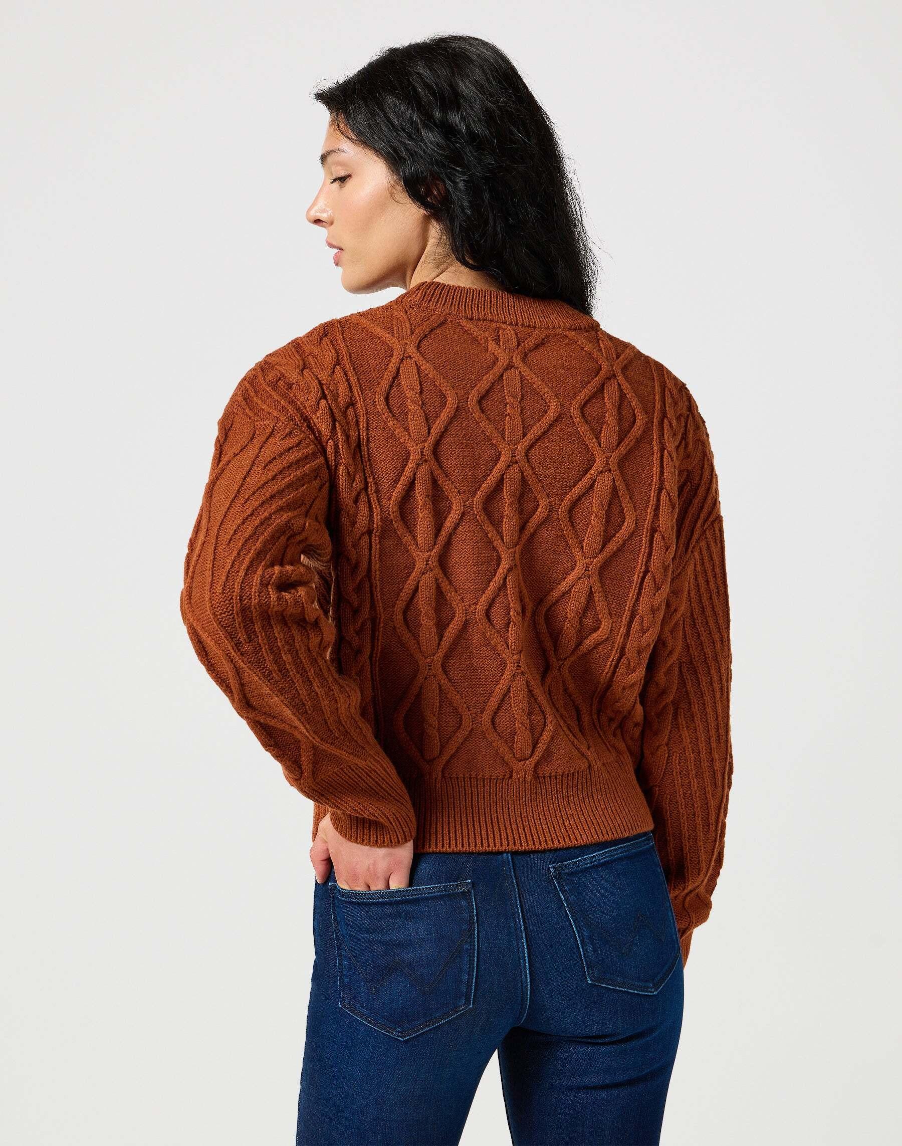 Wrangler  Pullover Cable Knit Sweater 