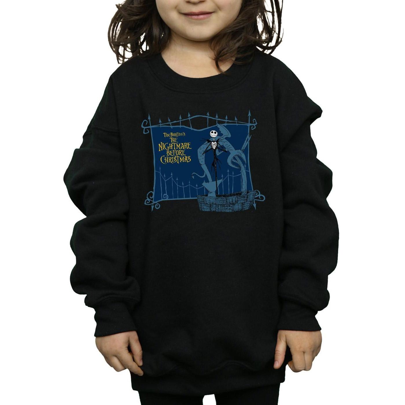 Disney  Nightmare Before Christmas Jack And The Well Sweatshirt 