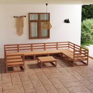 VidaXL set salotto da giardino Legno di pino  