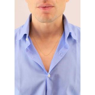 MUAU Schmuck  Collier Singapur Gelbgold 750, 1.2mm, 50cm 