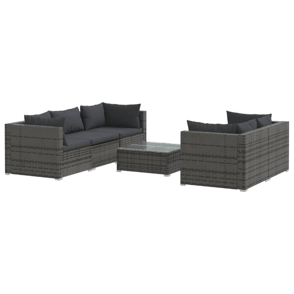 VidaXL Garten-lounge-set poly-rattan  