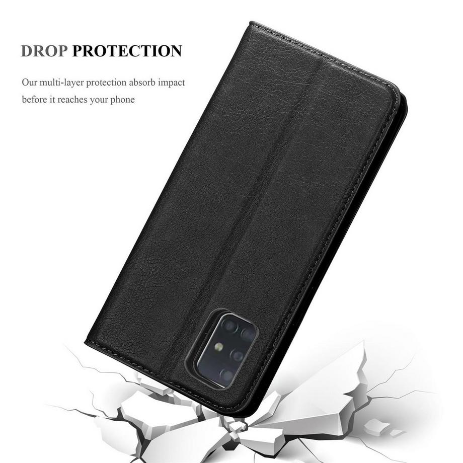 Cadorabo  Housse compatible avec Samsung Galaxy A52 (4G / 5G) / A52s - Coque de protection avec fermeture magnétique, fonction de support et compartiment pour carte 