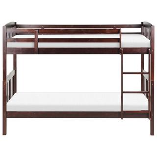 Beliani Hochbett aus Kiefernholz Skandinavisch REVIN  