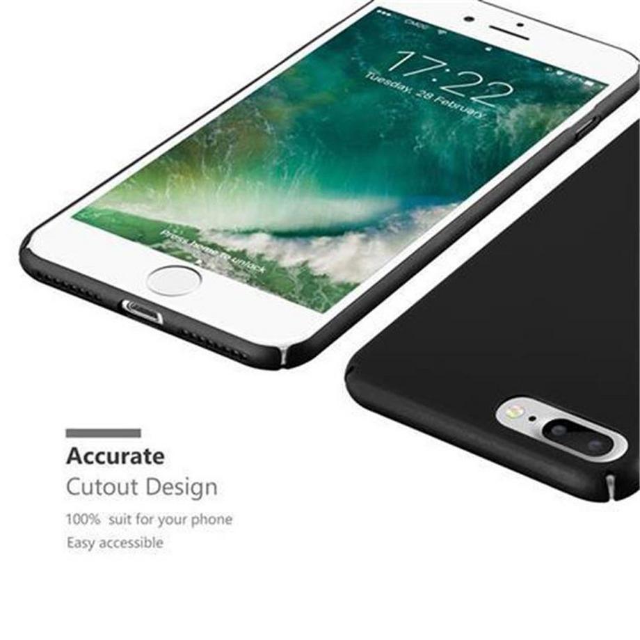 Cadorabo  Hülle für Apple iPhone 7 PLUS  7S PLUS  8 PLUS Hard Case in Metall Optik 