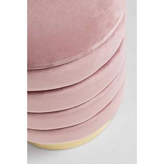 mutoni Pouf con contenitore Darina Rosa antico 36x38 (set di 2)  