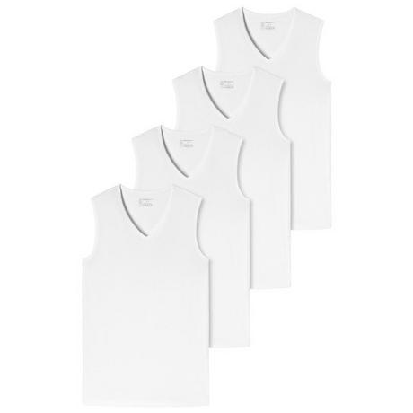 Schiesser  95/5 Coton bio - lot de 4 - débardeur 