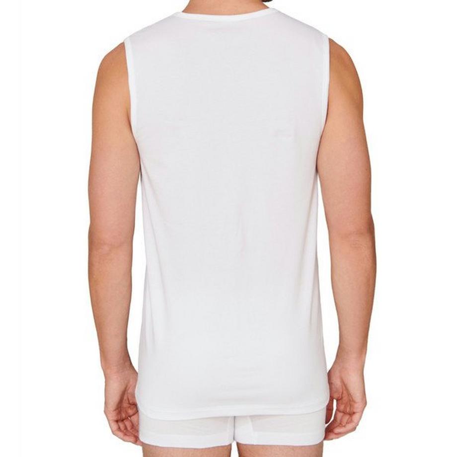 Schiesser 4er-Pack Organic Cotton V-Ausschnitt Tank Top  