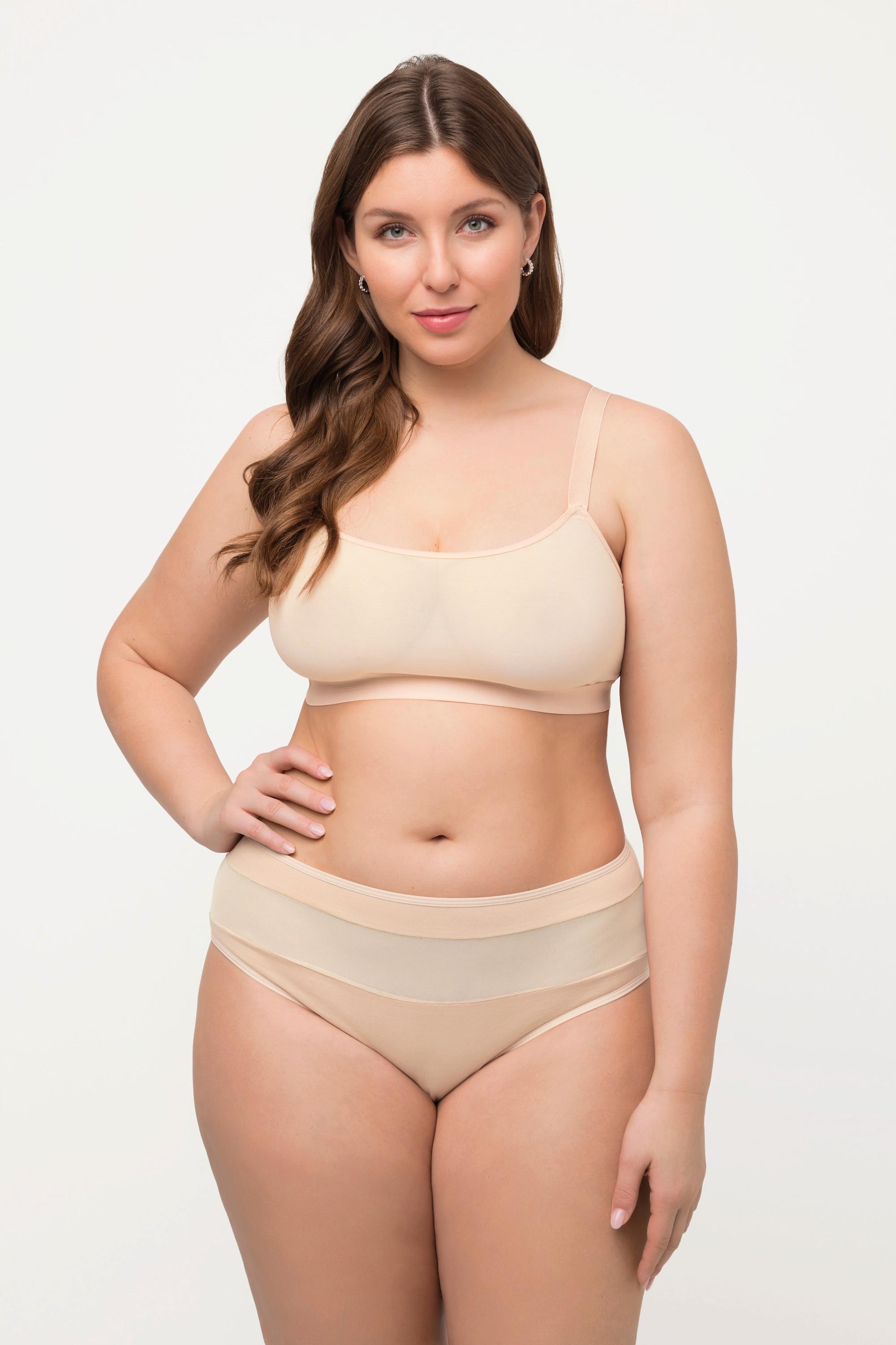 Ulla Popken Bustier Unterbrustband Mesh  