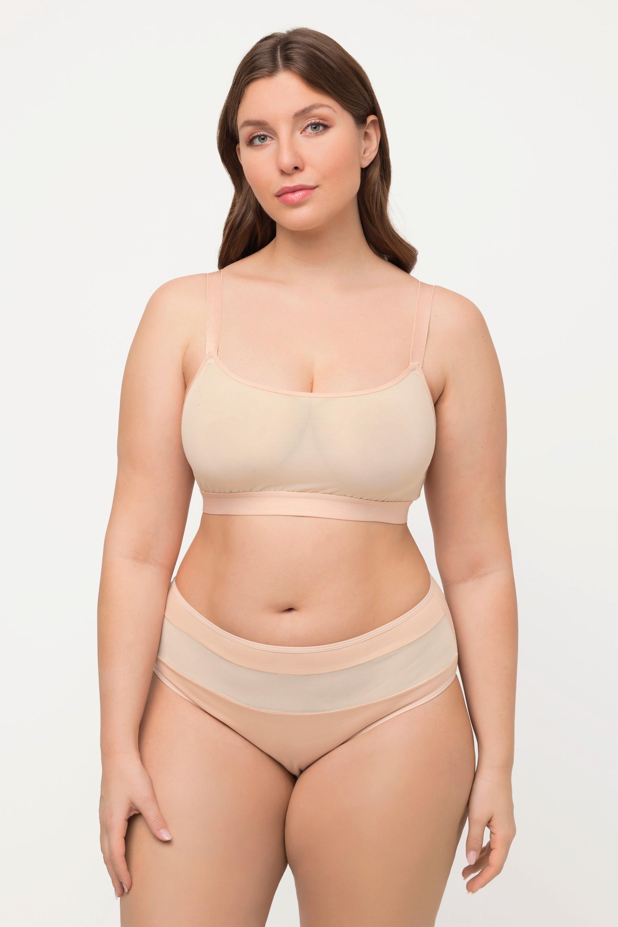 Ulla Popken Bustier Unterbrustband Mesh  