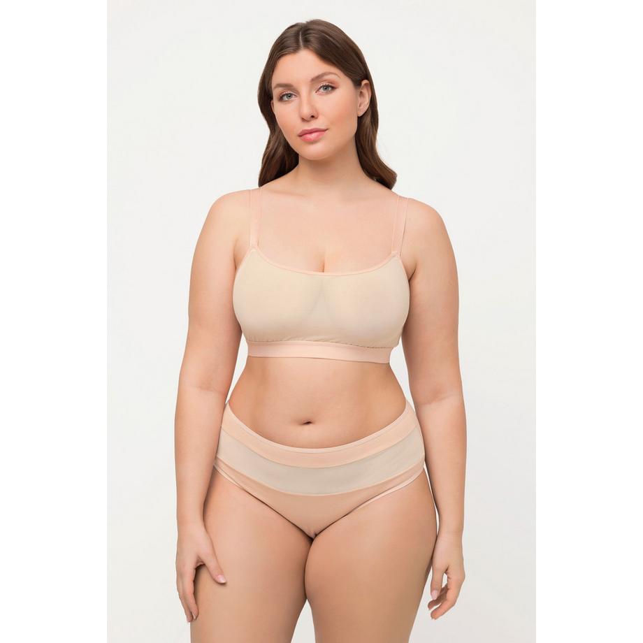 Ulla Popken Bustier Bande Sous Poitrine Mesh  